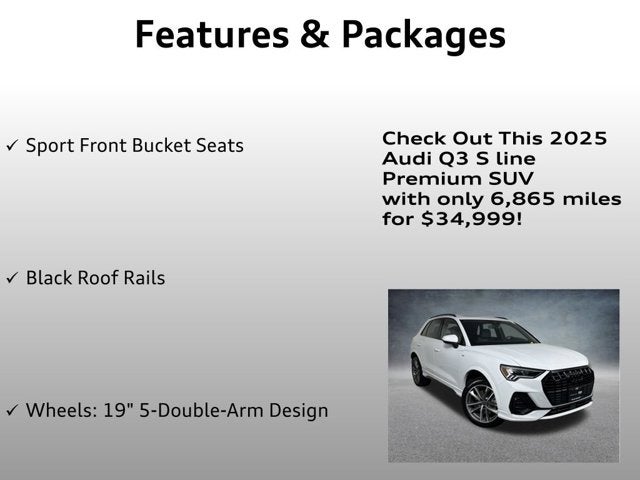2025 Audi Q3 S line Premium