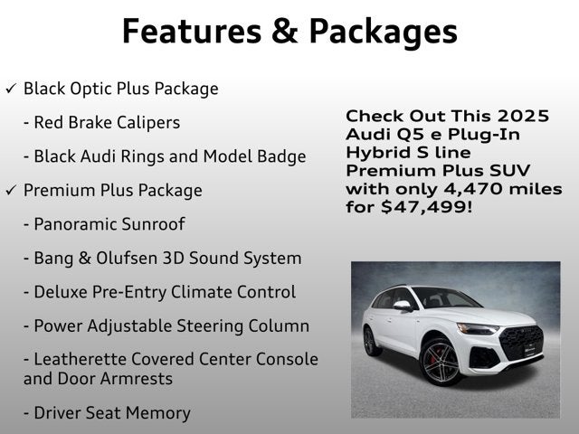 2025 Audi Q5 S line Premium Plus