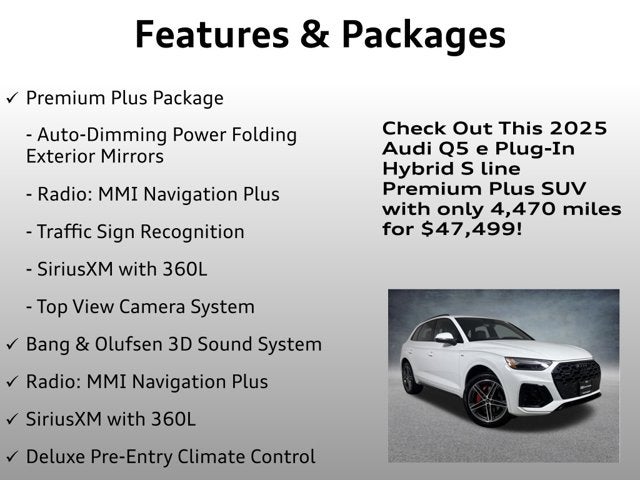 2025 Audi Q5 S line Premium Plus