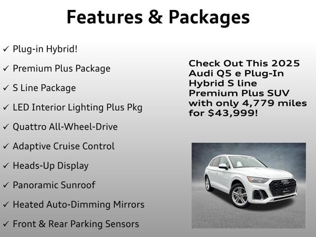 2025 Audi Q5 S line Premium Plus