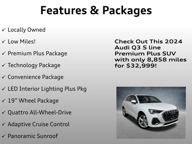 2024 Audi Q3 S line Premium Plus