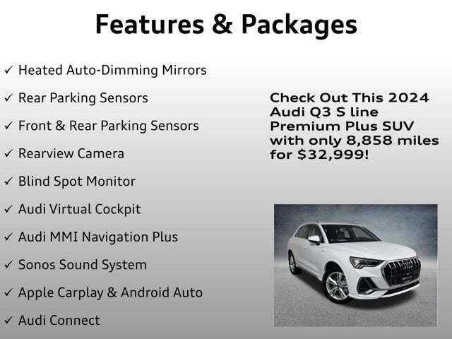 2024 Audi Q3 S line Premium Plus