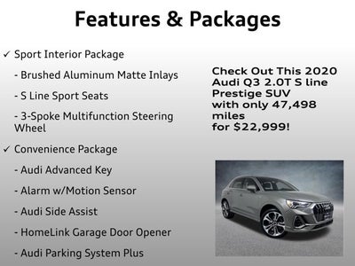 2020 Audi Q3 S line Prestige