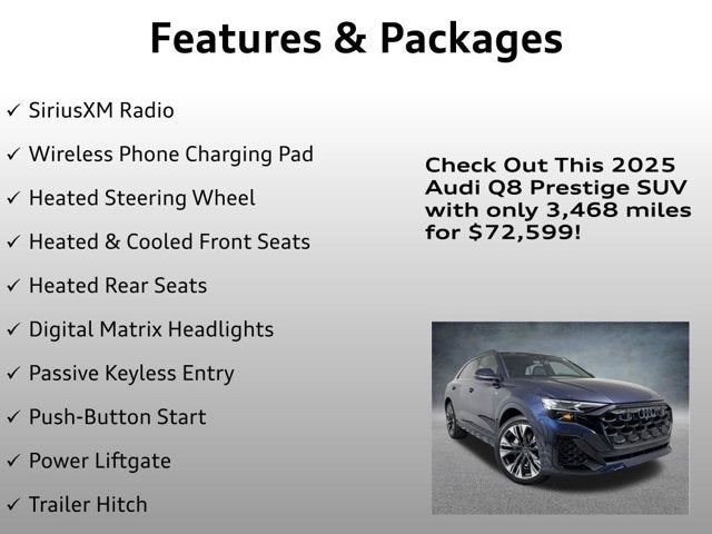 2025 Audi Q8 Prestige