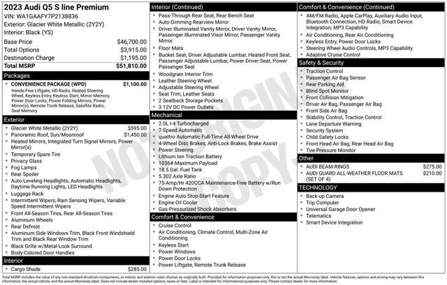 2023 Audi Q5 S line Premium