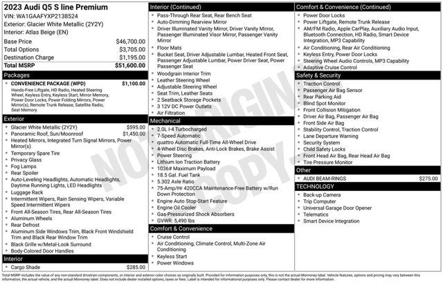 2023 Audi Q5 S line Premium