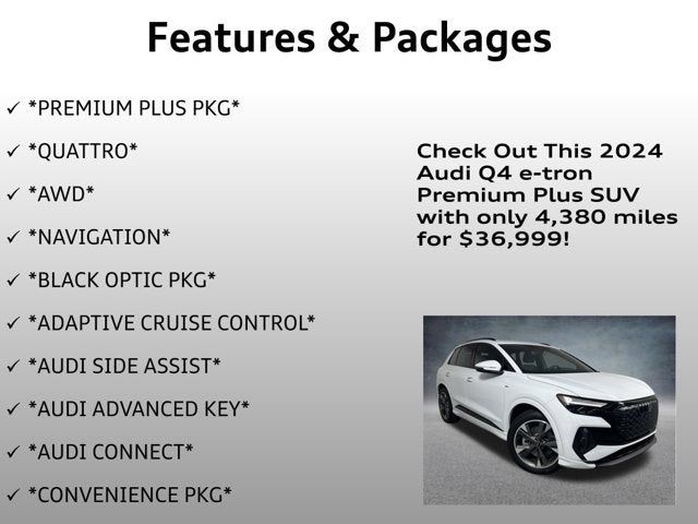 2024 Audi Q4 e-tron Premium Plus