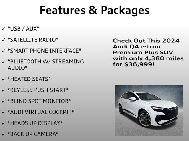 2024 Audi Q4 e-tron Premium Plus