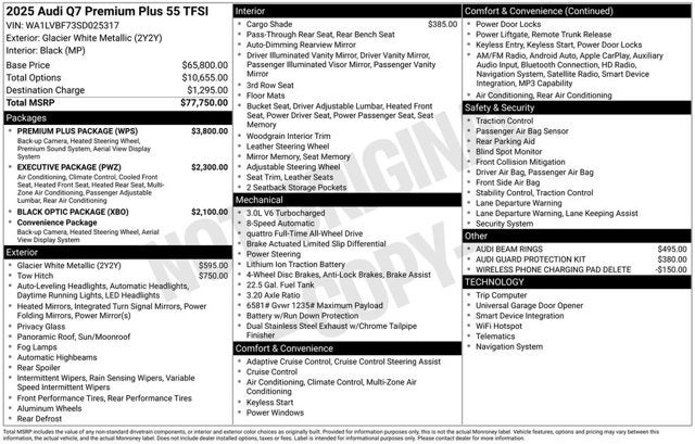 2025 Audi Q7 Premium Plus