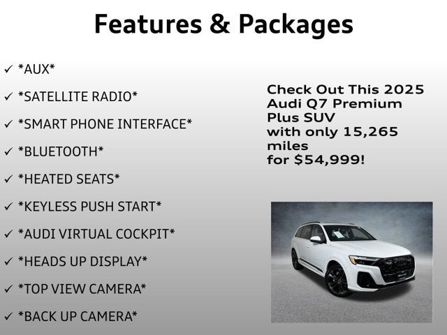 2025 Audi Q7 Premium Plus