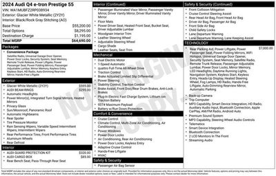 2024 Audi Q4 e-tron Prestige