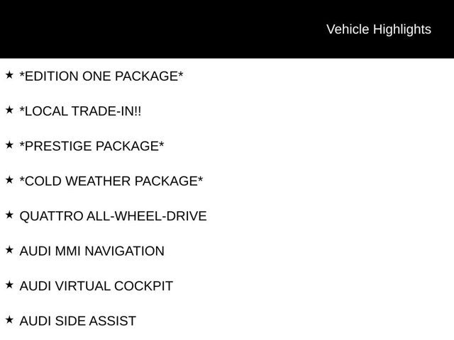 2019 Audi e-tron Prestige