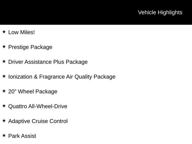 2019 Audi e-tron Prestige