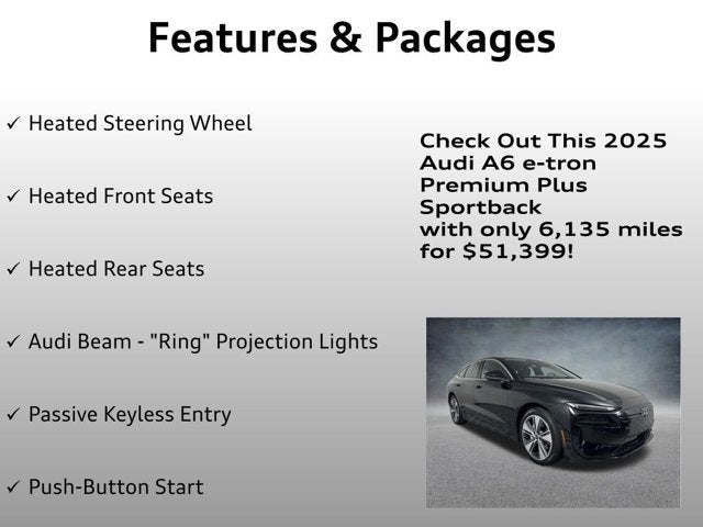 2025 Audi A6 e-tron Premium Plus