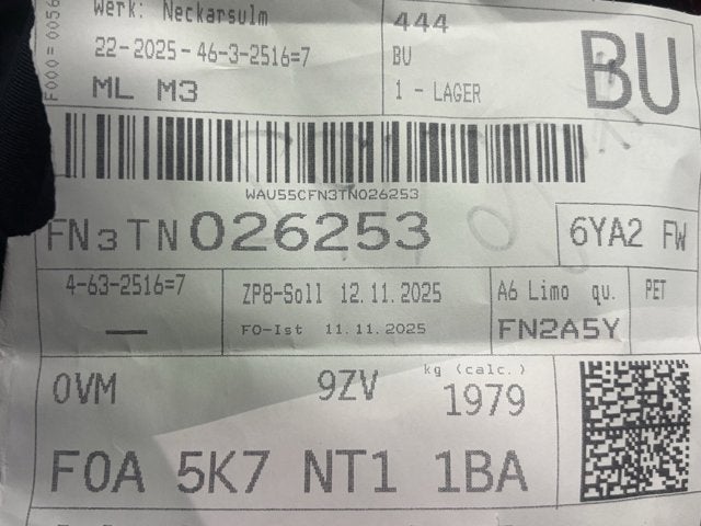 2026 Audi A6 Sedan Premium Plus