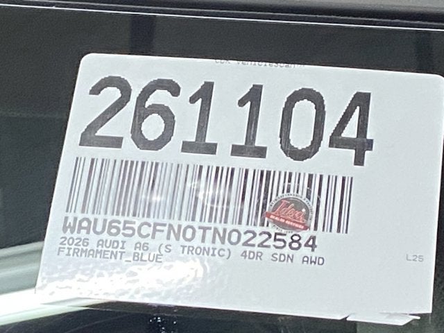 2026 Audi A6 Sedan Prestige