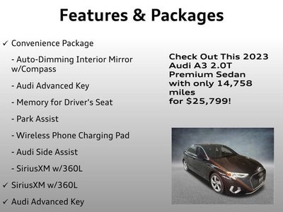 2023 Audi A3 Premium