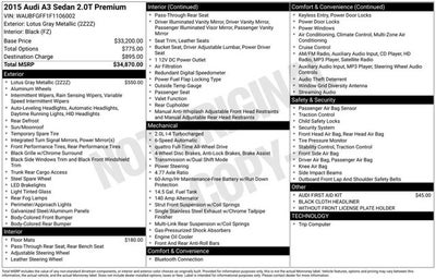 2015 Audi A3 2.0T Premium