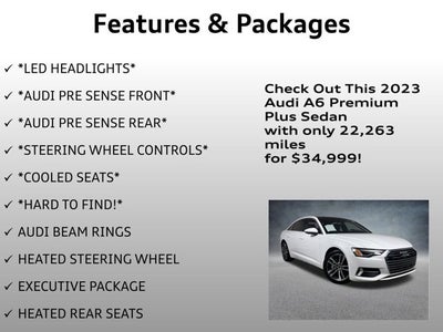 2023 Audi A6 Sedan Premium Plus