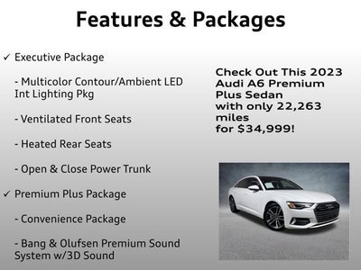 2023 Audi A6 Sedan Premium Plus