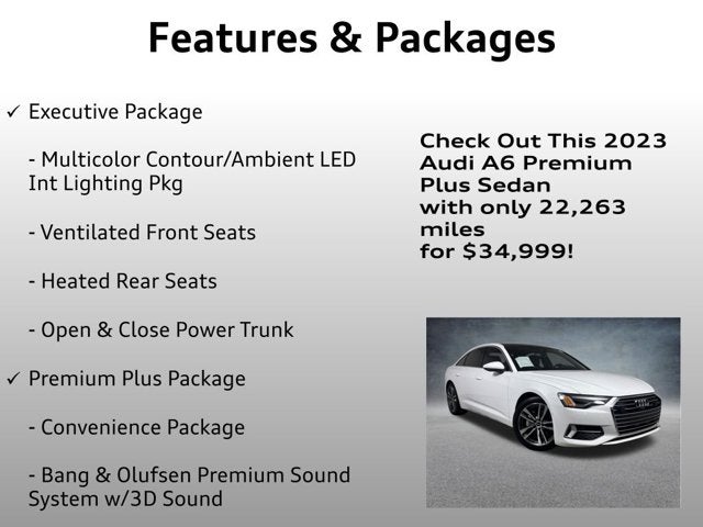 2023 Audi A6 Sedan Premium Plus