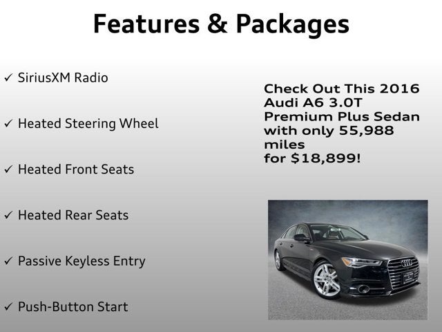 2016 Audi A6 3.0T Premium Plus