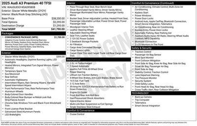 2025 Audi A3 Premium