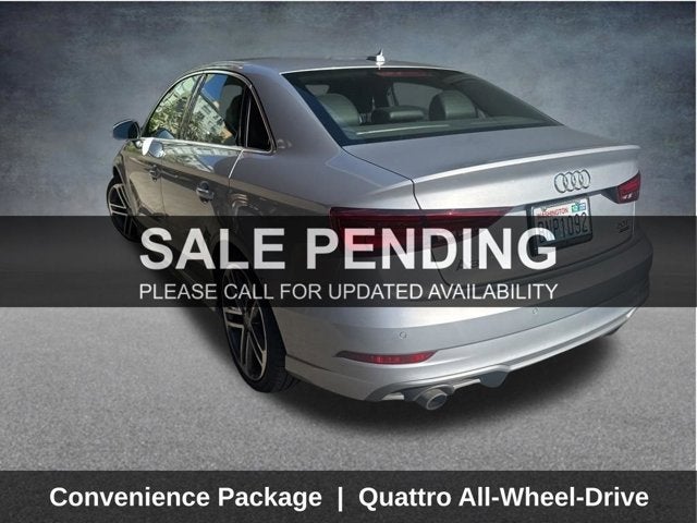 2018 Audi A3 Sedan 2.0T Premium Plus
