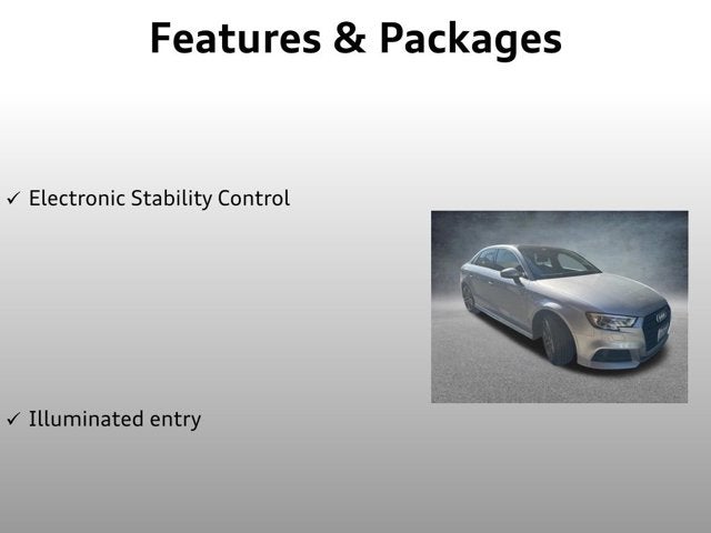 2018 Audi A3 Sedan 2.0T Premium Plus