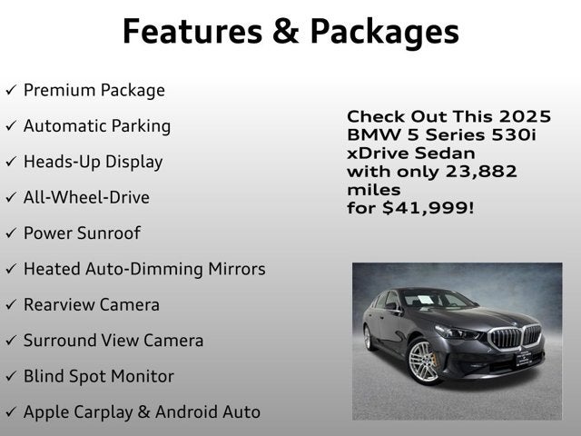 2025 BMW 5 Series 530i xDrive