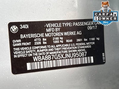 2018 BMW 3 Series 340i xDrive