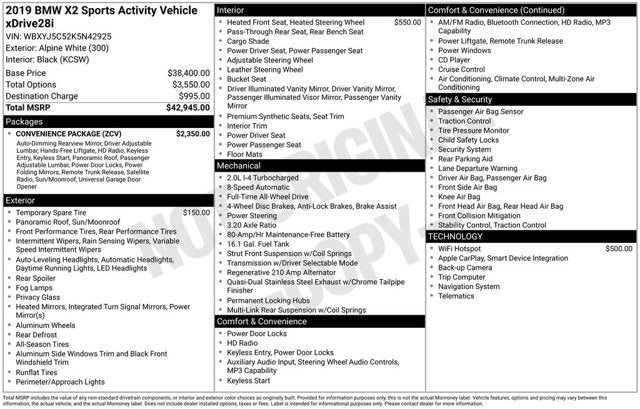 2019 BMW X2 xDrive28i