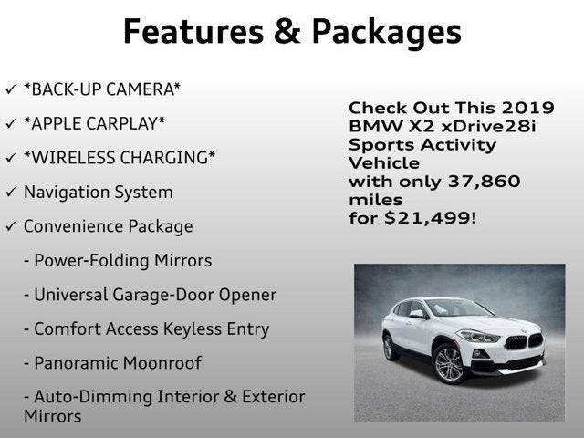 2019 BMW X2 xDrive28i