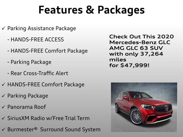 2020 Mercedes-Benz GLC AMG® GLC 63