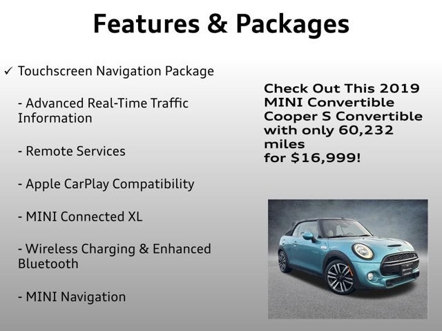 2019 MINI Convertible Cooper S