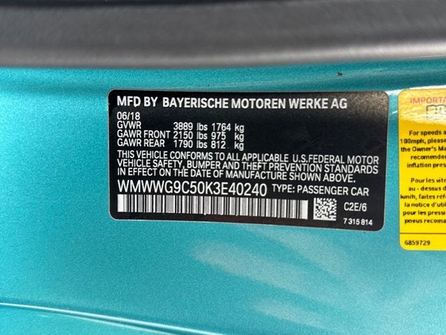 2019 MINI Convertible Cooper S