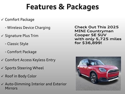 2025 MINI Countryman All4 Cooper SE
