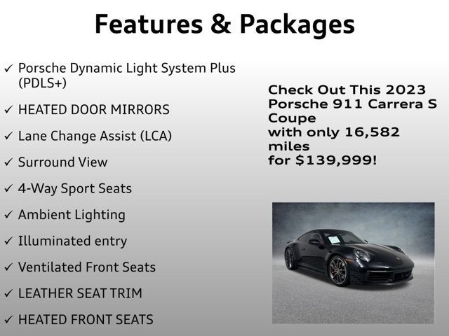 2023 Porsche 911 Carrera S