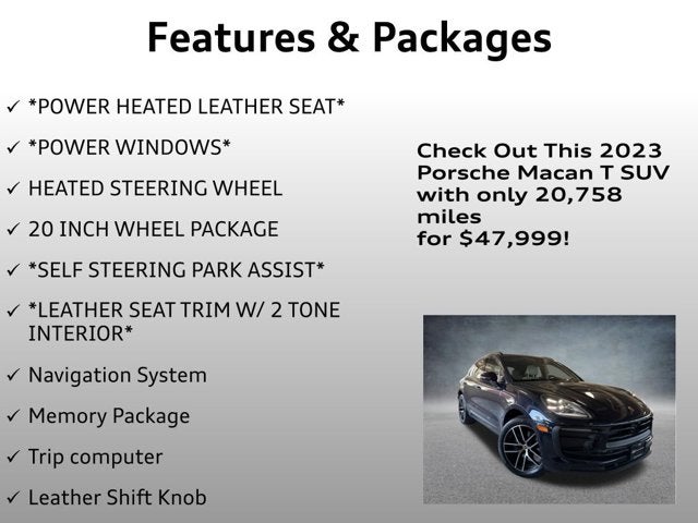 2023 Porsche Macan T