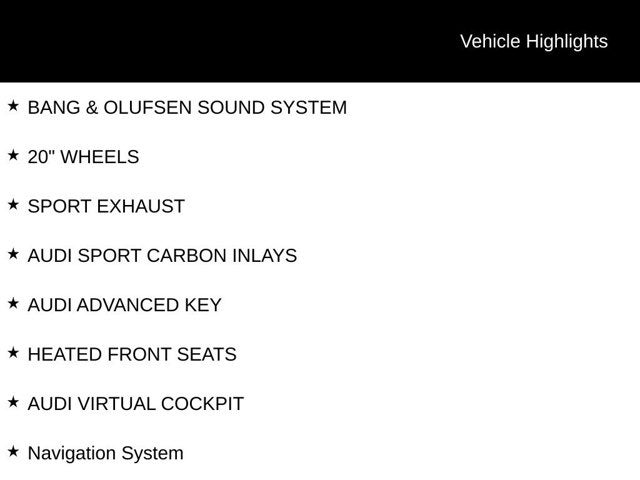 2019 Audi TT RS 2.5T