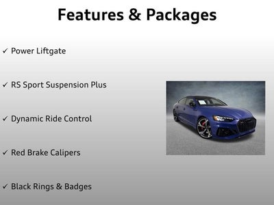 2023 Audi RS 5 Sportback 2.9T