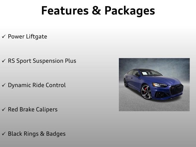 2023 Audi RS 5 Sportback 2.9T