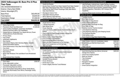 2025 Volkswagen ID. Buzz Pro S Plus