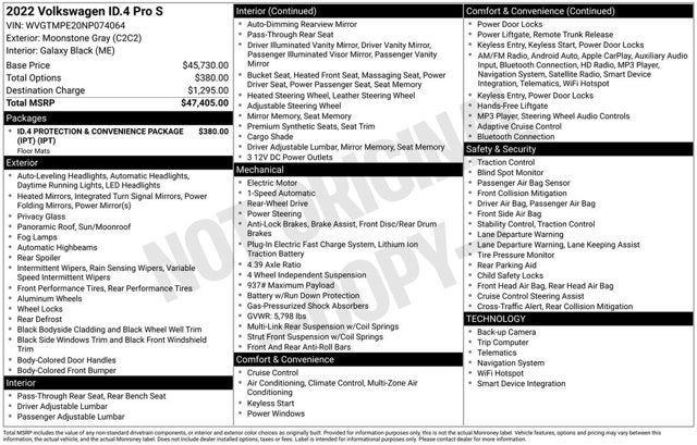 2022 Volkswagen ID.4 Pro S