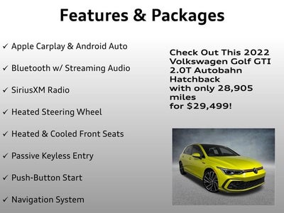 2022 Volkswagen Golf GTI Autobahn