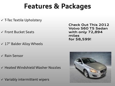 2012 Volvo S60 T5