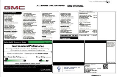 2022 GMC Hummer EV Edition 1 Pickup