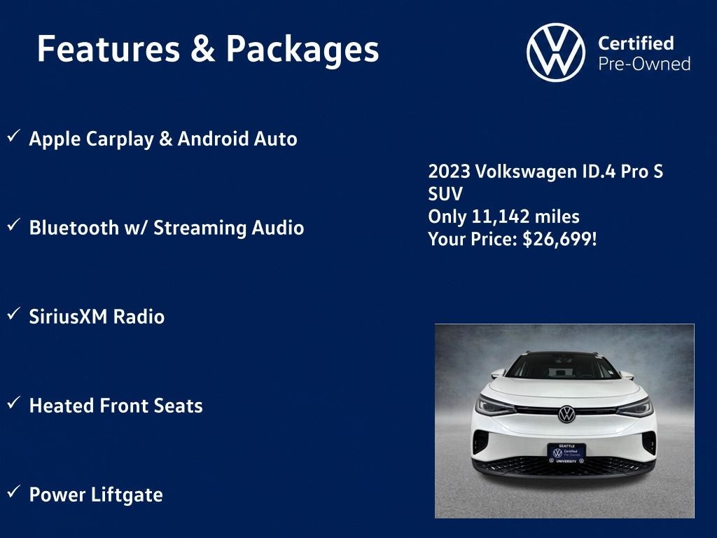 2023 Volkswagen ID.4 Pro S
