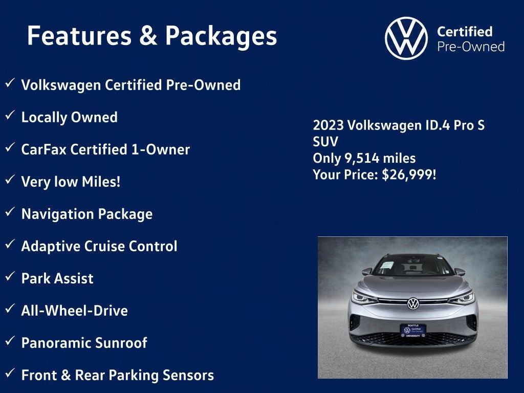 2023 Volkswagen ID.4 Pro S