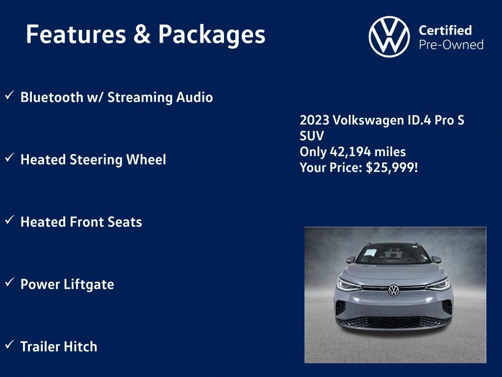 2023 Volkswagen ID.4 Pro S